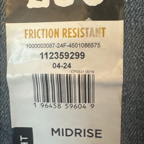 Lee Denim Straight Leg Jeans in Light Blue - Picture 9 of 10